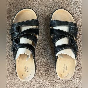 New Clarks Merliah Karli Wedge platform sandal  size 8W